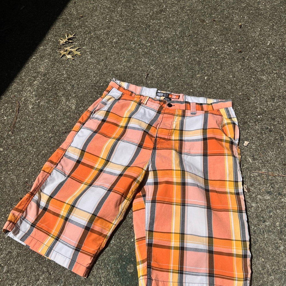 VINTAGE South Pole Multicolor Plaid Shorts